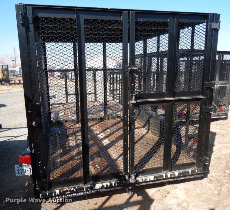 image for item DJ7268 2016 Texas Bragg utility trailer