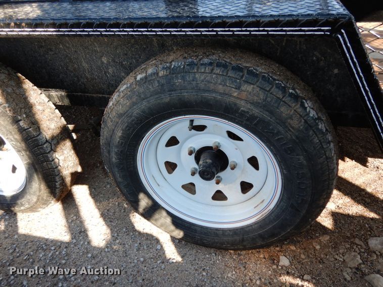 image for item DJ7268 2016 Texas Bragg utility trailer