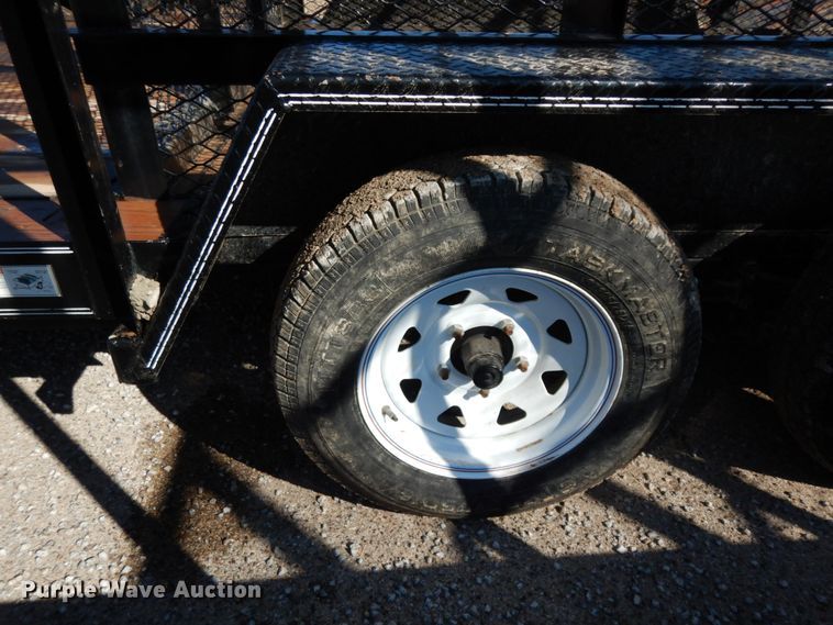 image for item DJ7268 2016 Texas Bragg utility trailer