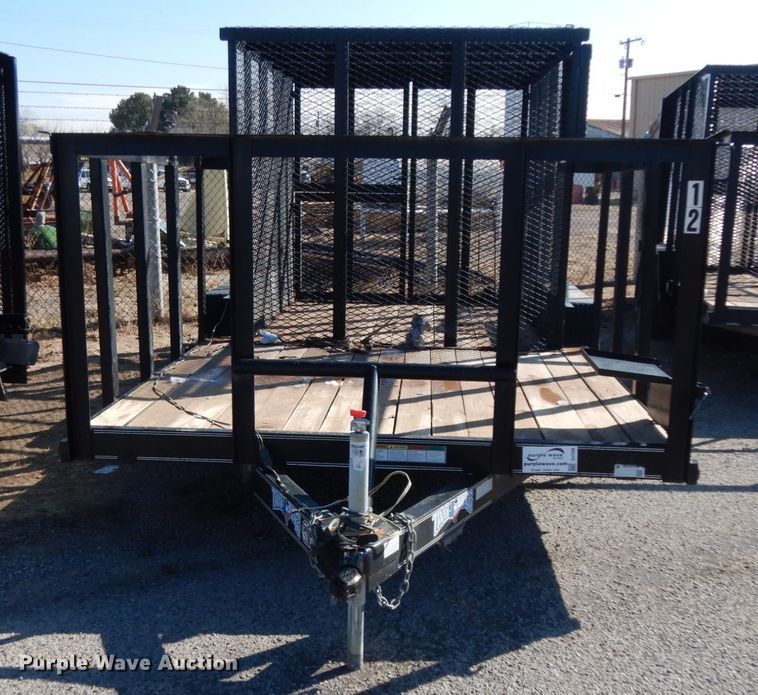 image for item DJ7269 2016 Texas Bragg utility trailer