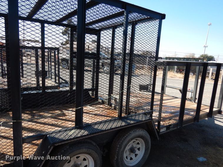 image for item DJ7269 2016 Texas Bragg utility trailer