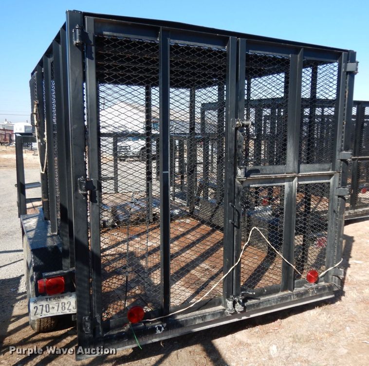 image for item DJ7269 2016 Texas Bragg utility trailer