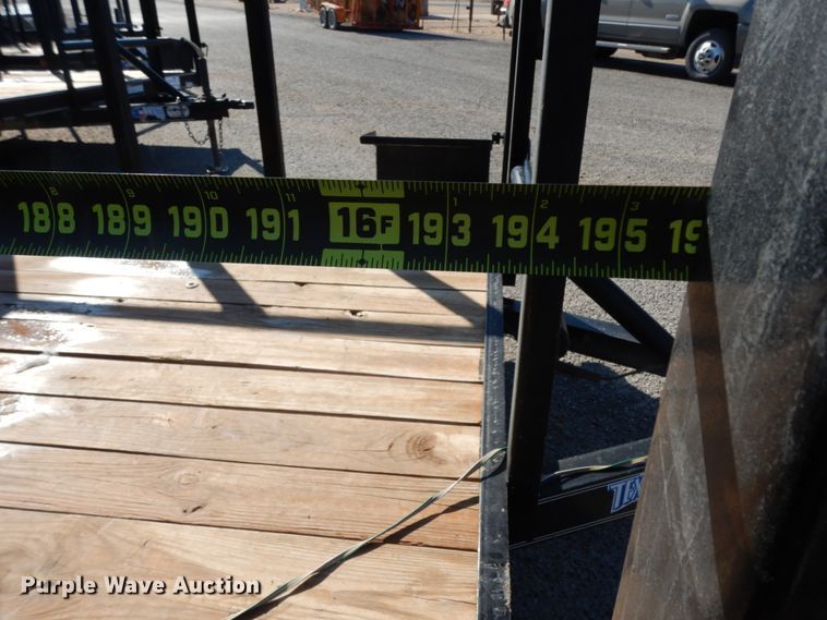 image for item DJ7269 2016 Texas Bragg utility trailer