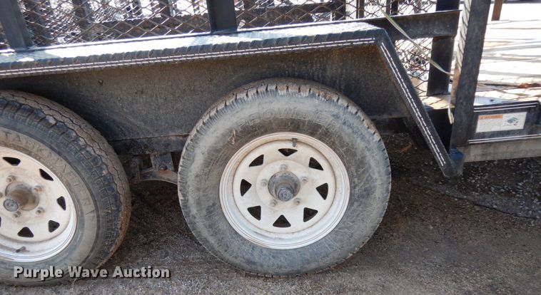 image for item DJ7269 2016 Texas Bragg utility trailer