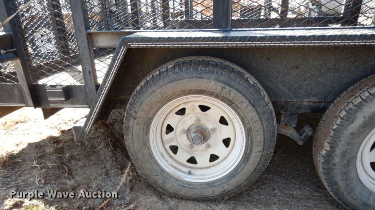 image for item DJ7269 2016 Texas Bragg utility trailer