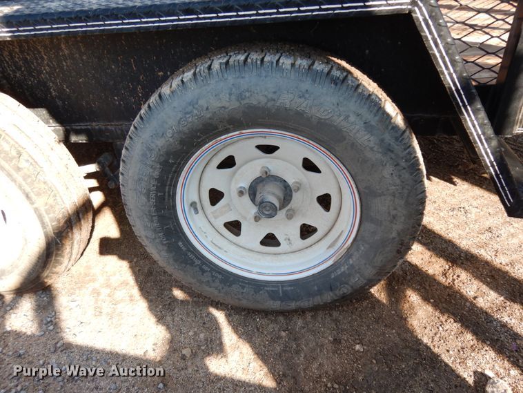 image for item DJ7269 2016 Texas Bragg utility trailer