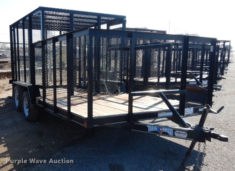 image for item DJ7271 2017 Texas Bragg utility trailer