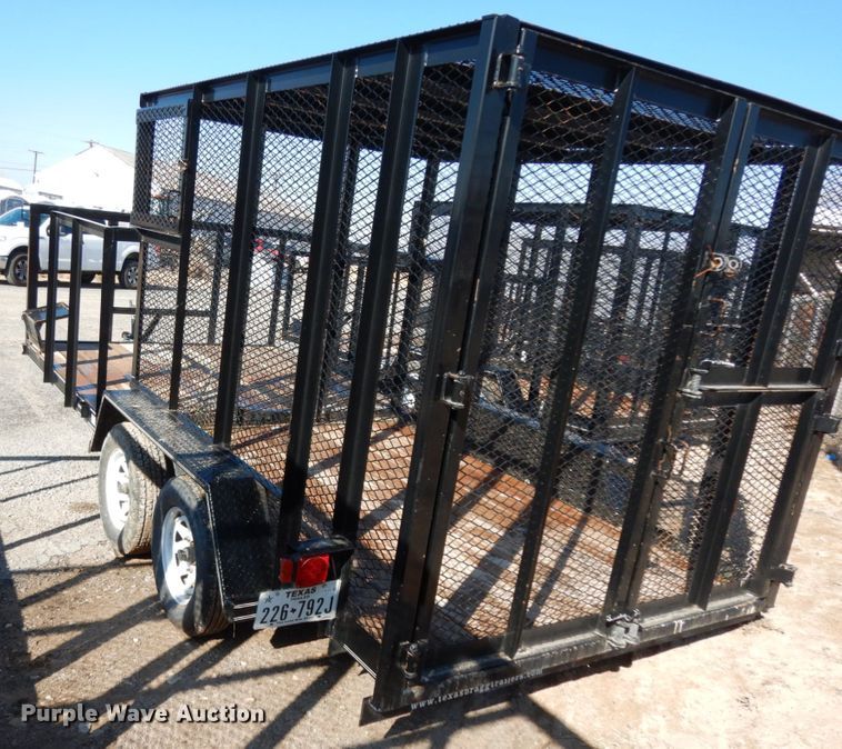 image for item DJ7271 2017 Texas Bragg utility trailer