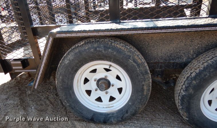 image for item DJ7271 2017 Texas Bragg utility trailer