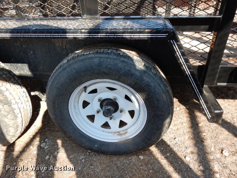 image for item DJ7271 2017 Texas Bragg utility trailer