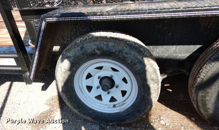 image for item DJ7271 2017 Texas Bragg utility trailer