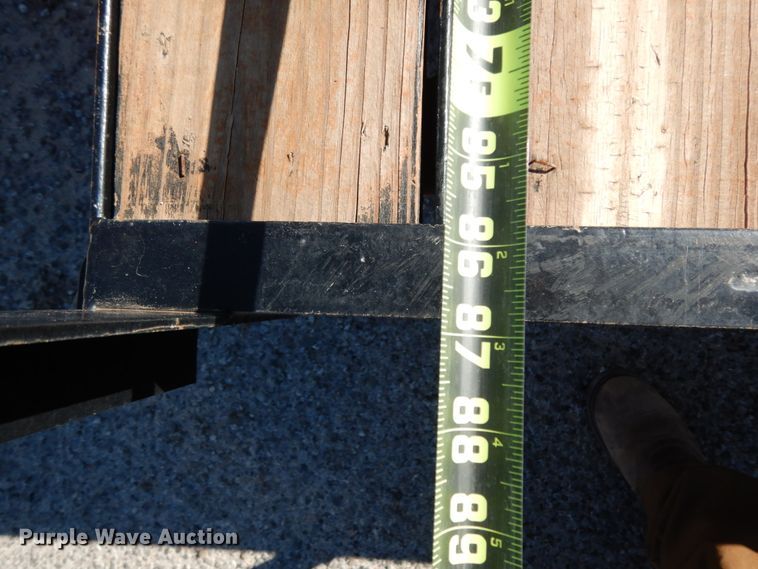 image for item DJ7272 2017 Texas Bragg utility trailer