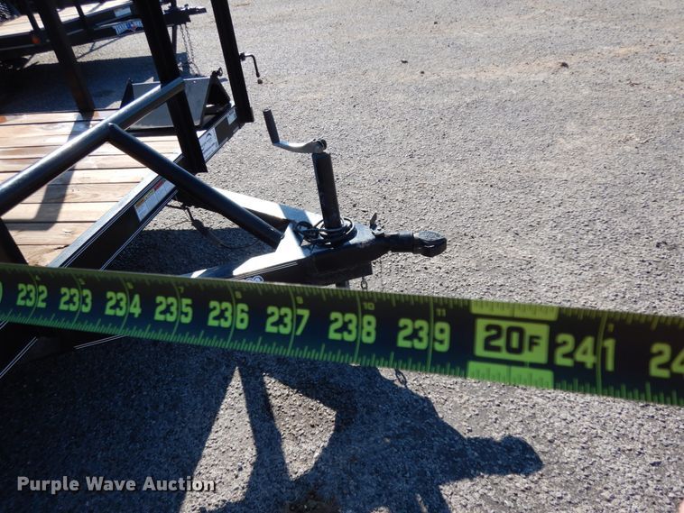 image for item DJ7272 2017 Texas Bragg utility trailer