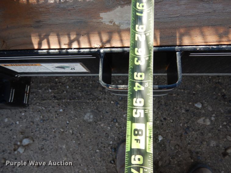 image for item DJ7272 2017 Texas Bragg utility trailer