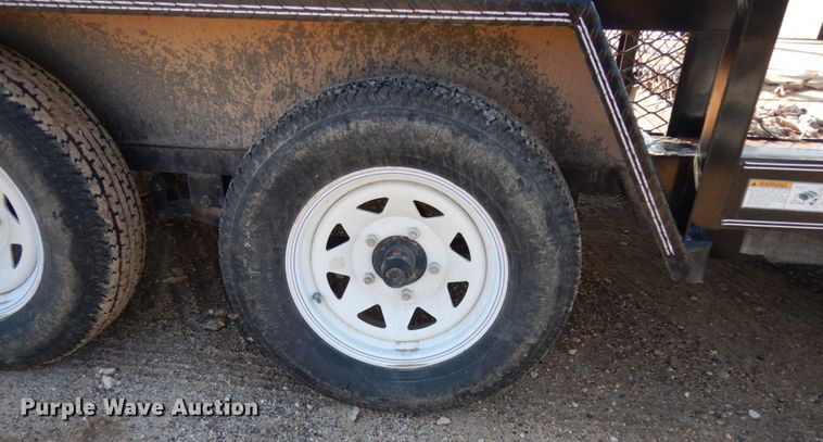 image for item DJ7272 2017 Texas Bragg utility trailer