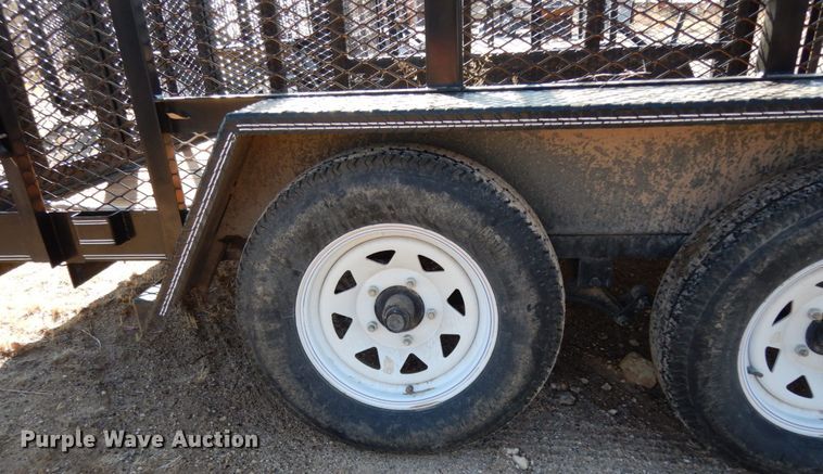 image for item DJ7272 2017 Texas Bragg utility trailer
