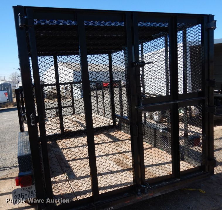 image for item DJ7273 2017 Texas Bragg utility trailer