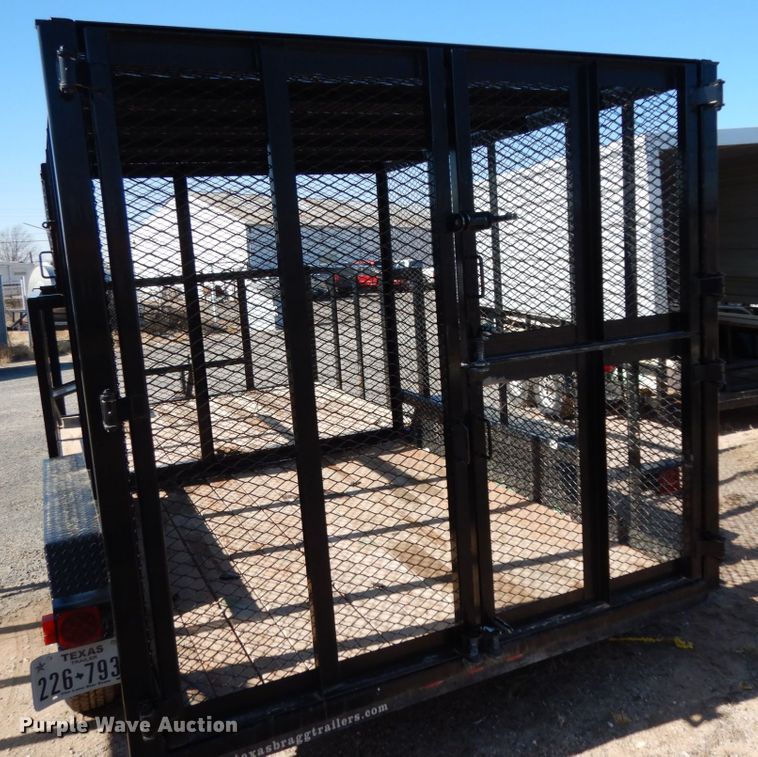 image for item DJ7273 2017 Texas Bragg utility trailer