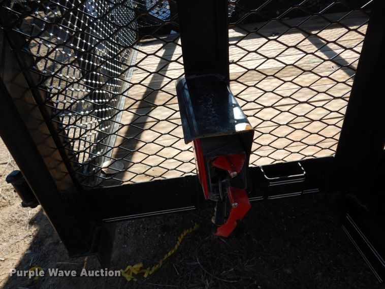 image for item DJ7273 2017 Texas Bragg utility trailer