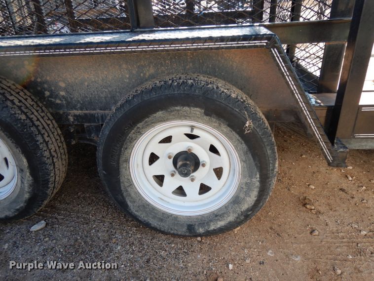 image for item DJ7273 2017 Texas Bragg utility trailer