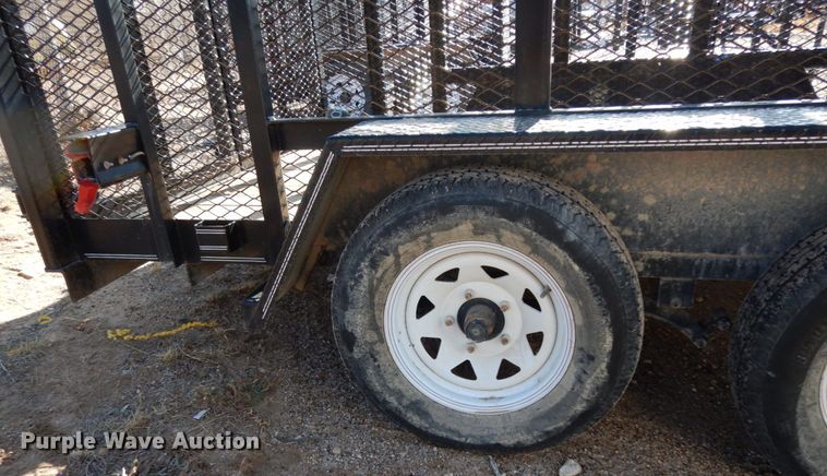 image for item DJ7273 2017 Texas Bragg utility trailer