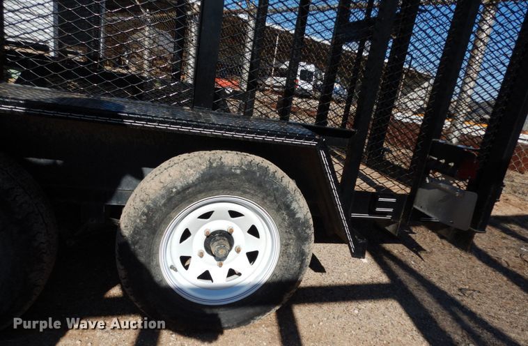 image for item DJ7273 2017 Texas Bragg utility trailer