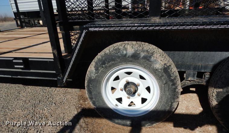 image for item DJ7273 2017 Texas Bragg utility trailer