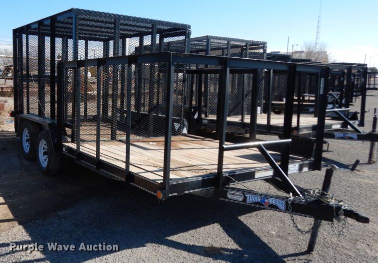 image for item DJ7276 2016 Texas Bragg utility trailer