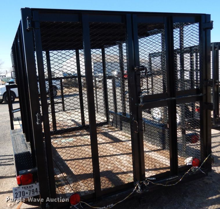 image for item DJ7276 2016 Texas Bragg utility trailer