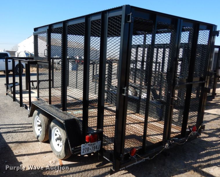 image for item DJ7276 2016 Texas Bragg utility trailer