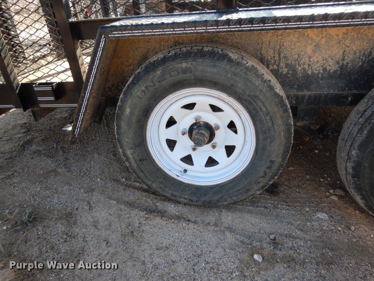 image for item DJ7276 2016 Texas Bragg utility trailer