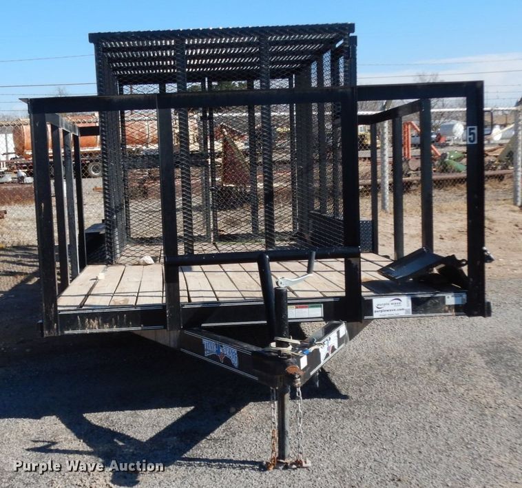 image for item DJ7277 2017 Texas Bragg utility trailer