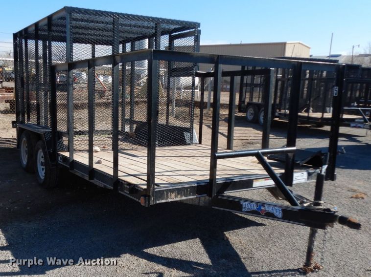 image for item DJ7277 2017 Texas Bragg utility trailer