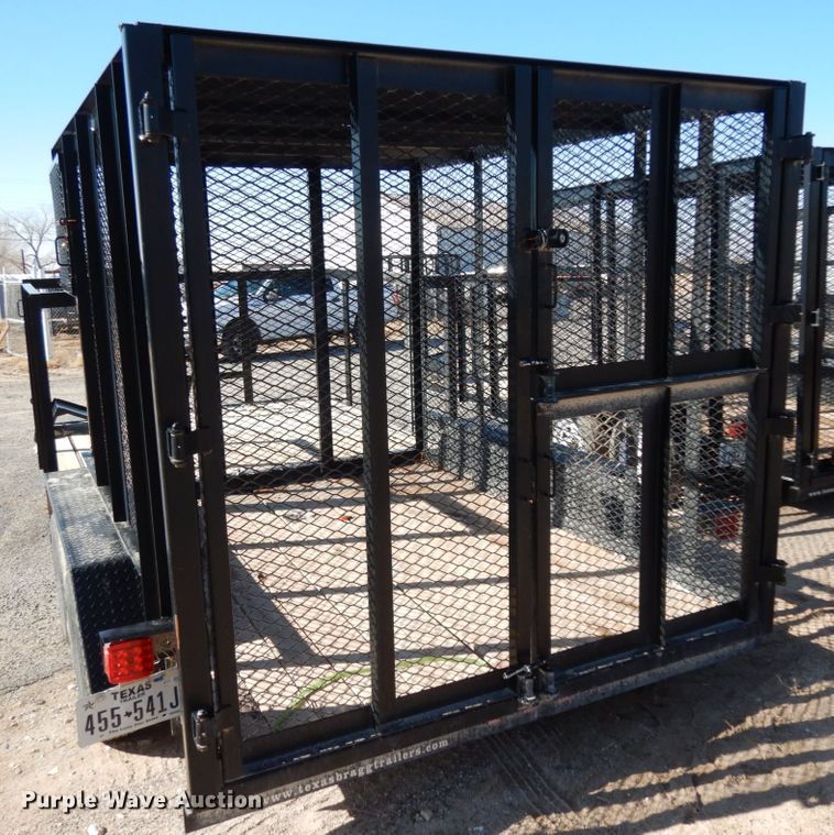 image for item DJ7277 2017 Texas Bragg utility trailer