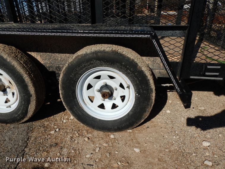 image for item DJ7277 2017 Texas Bragg utility trailer
