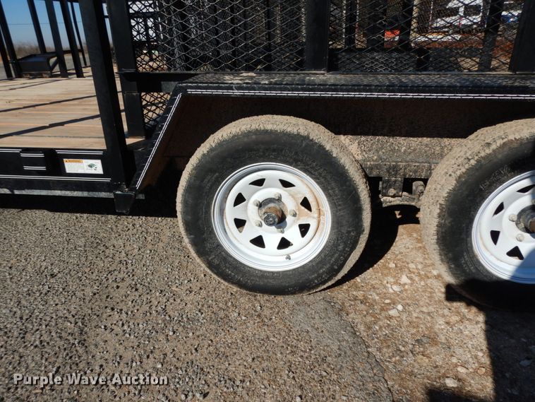 image for item DJ7277 2017 Texas Bragg utility trailer