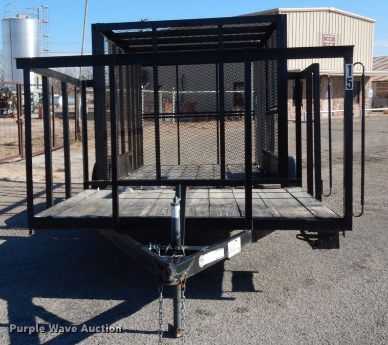 image for item DJ7278 2019 C&M utility trailer