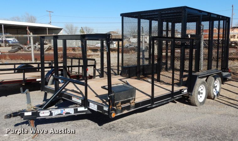 image for item DJ7279 2017 Texas Bragg utility trailer
