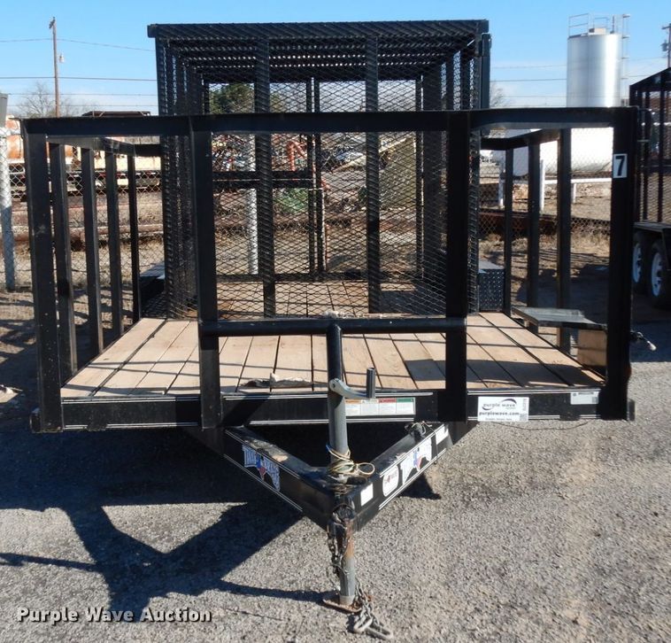 image for item DJ7279 2017 Texas Bragg utility trailer