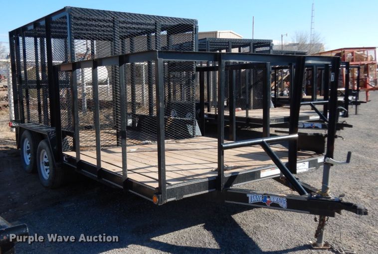 image for item DJ7279 2017 Texas Bragg utility trailer