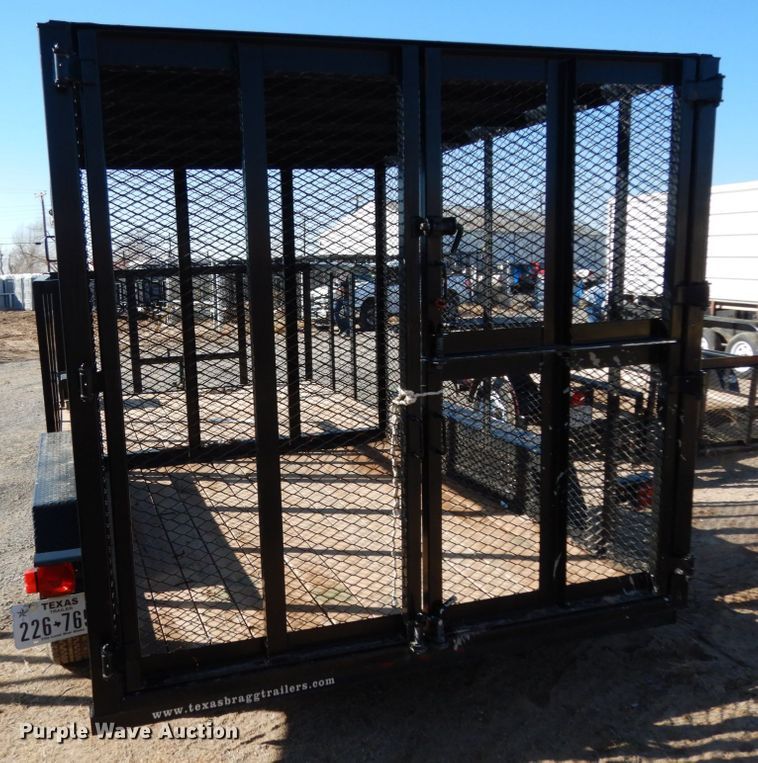 image for item DJ7279 2017 Texas Bragg utility trailer