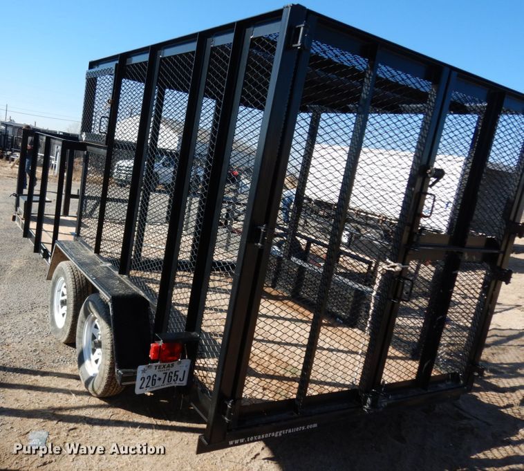 image for item DJ7279 2017 Texas Bragg utility trailer