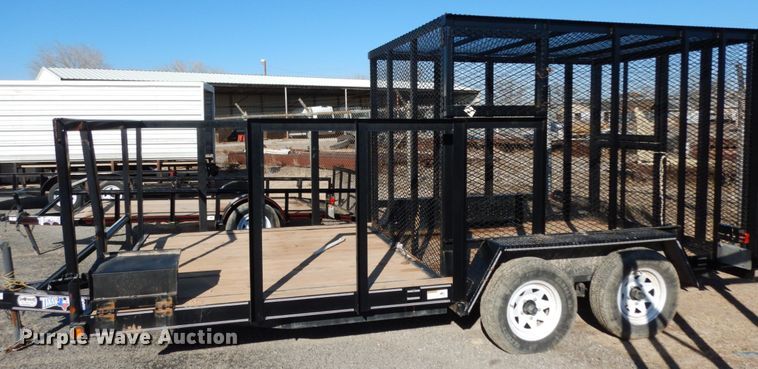 image for item DJ7279 2017 Texas Bragg utility trailer