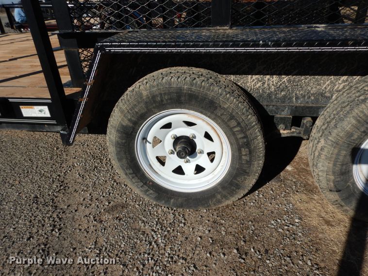 image for item DJ7279 2017 Texas Bragg utility trailer