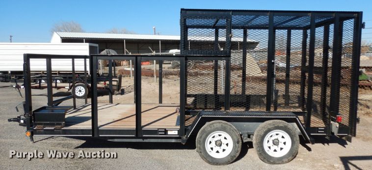 image for item DJ7280 2017 Texas Bragg utility trailer