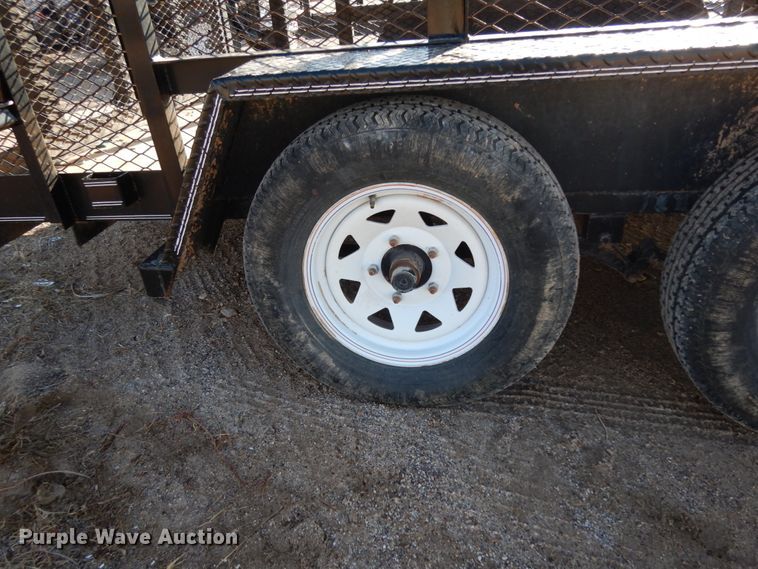 image for item DJ7280 2017 Texas Bragg utility trailer