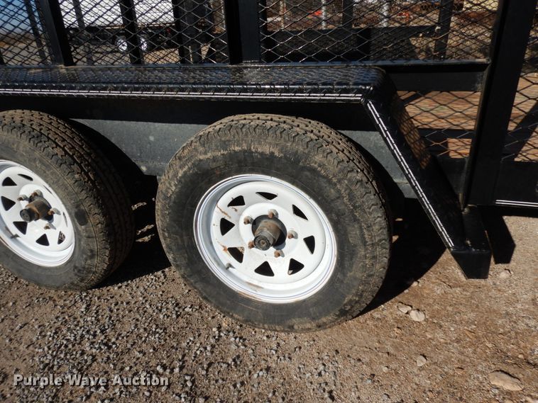 image for item DJ7280 2017 Texas Bragg utility trailer