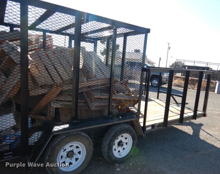 image for item DJ7281 2017 Texas Bragg utility trailer