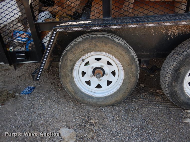 image for item DJ7281 2017 Texas Bragg utility trailer