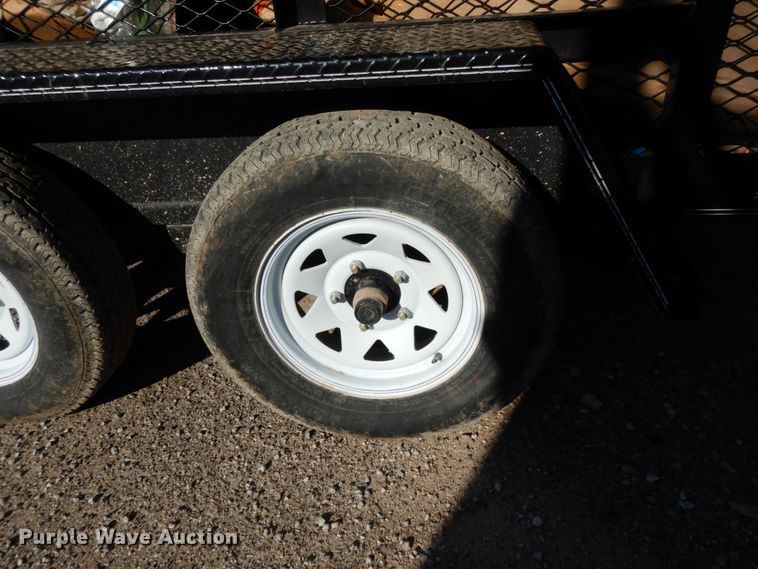 image for item DJ7281 2017 Texas Bragg utility trailer